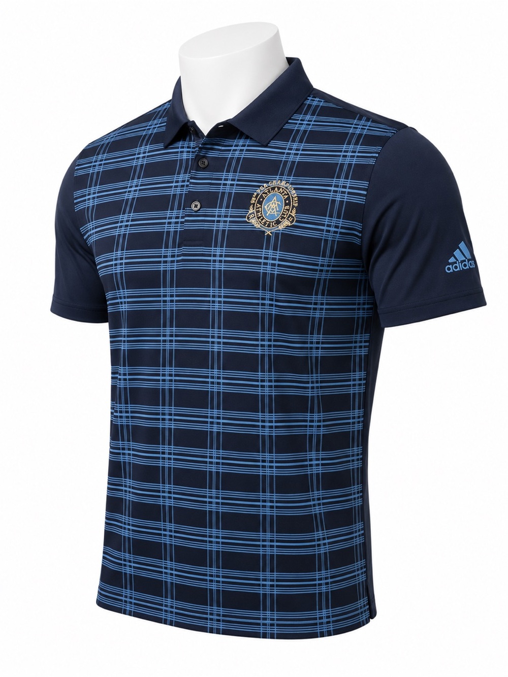 Men's Adidas Golf Climacool Polo Shirt Size Large Atlanta Athletic Club